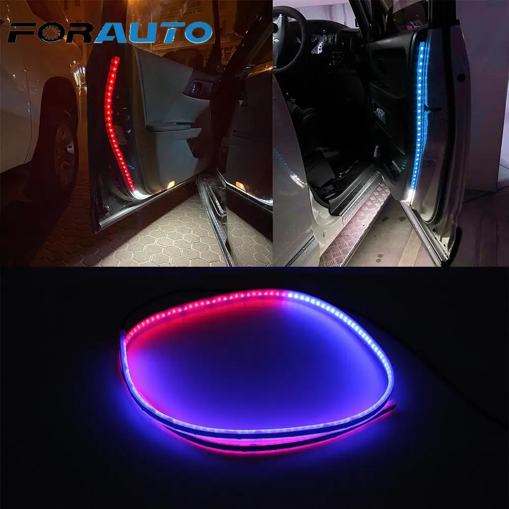 FORAUTO Red&Blue Atmosphere Lamp Tail Light Car Styling 168 LED Light Strip 1.2m 12V Car Strobe Light Car Door Warning Light
FORAUTO Red&Blue Atmosphere Lamp Tail Light Car Styling 168 LED Light Strip 1.2m 12V Car Strobe Light Car Door Warning Light