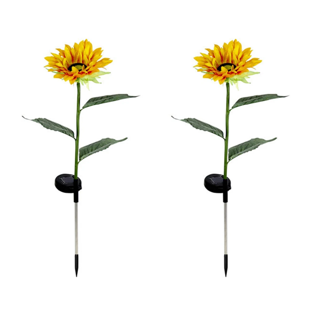 2pcs LED Solar Sunflower Light Waterproof Artificial Flowers Decorative Garden Stake Lamp Patio Yard Pathway Decor Lantern
2pcs LED Solar Sunflower Light Waterproof Artificial Flowers Decorative Garden Stake Lamp Patio Yard Pathway Decor Lantern