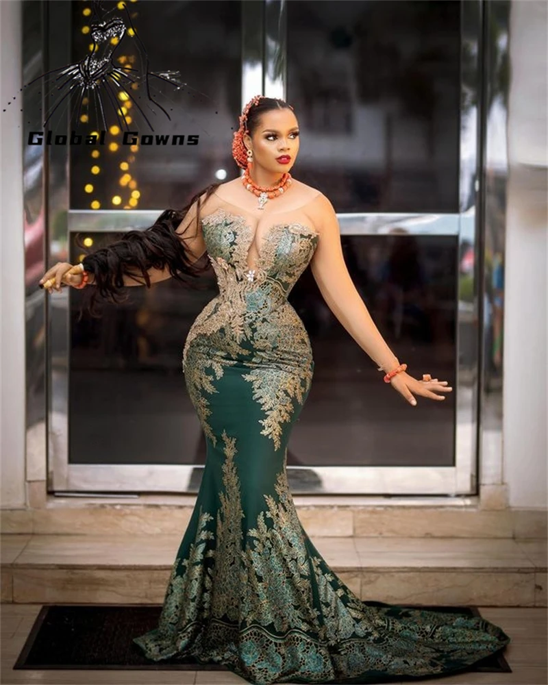 Женское вечернее платье-Русалка Aso Ebi, платье с круглым вырезом и аппликацией, платье в африканском стиле, 2021
Женское вечернее платье-Русалка Aso Ebi, платье с круглым вырезом и аппликацией, платье в африканском стиле, 2021