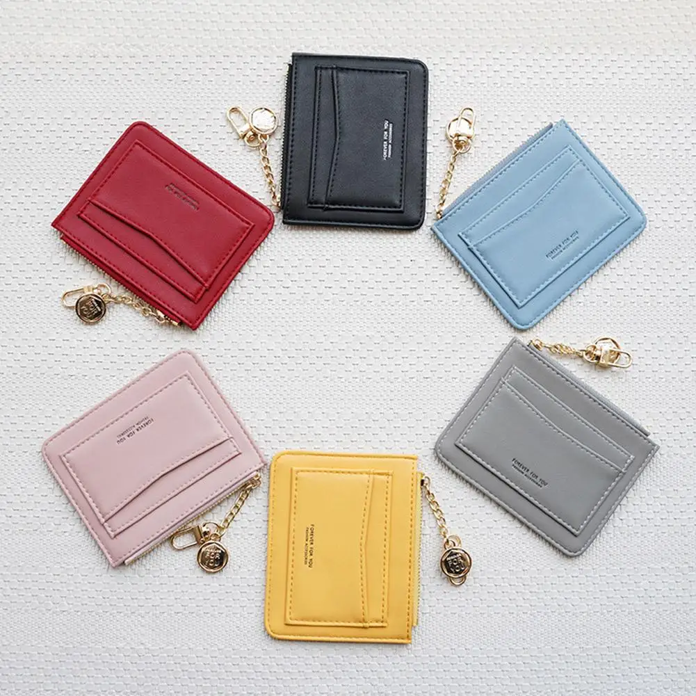 Women Mini Wallet Simple Compact Multi-card Slot Card Bag Female Purse Mini Hasp Card Holder Slim Small Purse Zipper Keychain
Women Mini Wallet Simple Compact Multi-card Slot Card Bag Female Purse Mini Hasp Card Holder Slim Small Purse Zipper Keychain