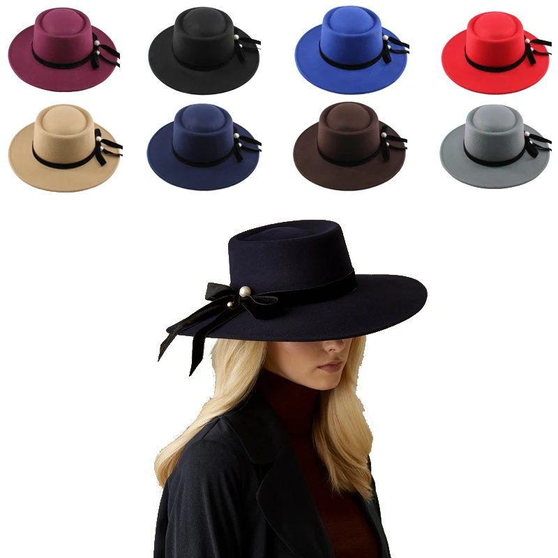 Женский шерстяной головной убор с широкими полями, модель US 7 1/4 UK L
Женский шерстяной головной убор с широкими полями, модель US 7 1/4 UK L