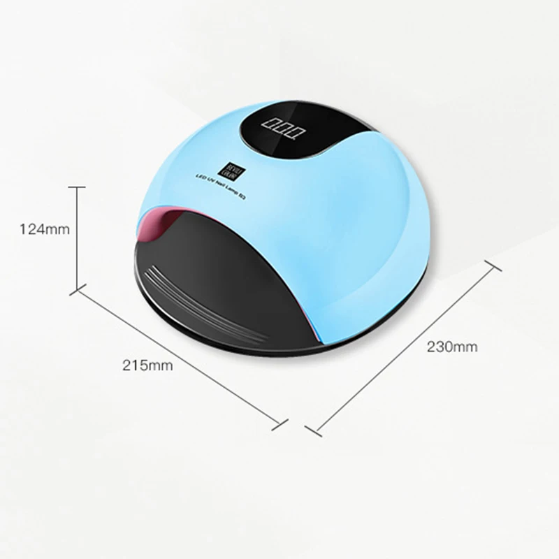 1 Pcs UV LED Nail Dryer Lamp Curing Light 80W Gel Polish Sensor Manicure Tool M88
1 Pcs UV LED Nail Dryer Lamp Curing Light 80W Gel Polish Sensor Manicure Tool M88