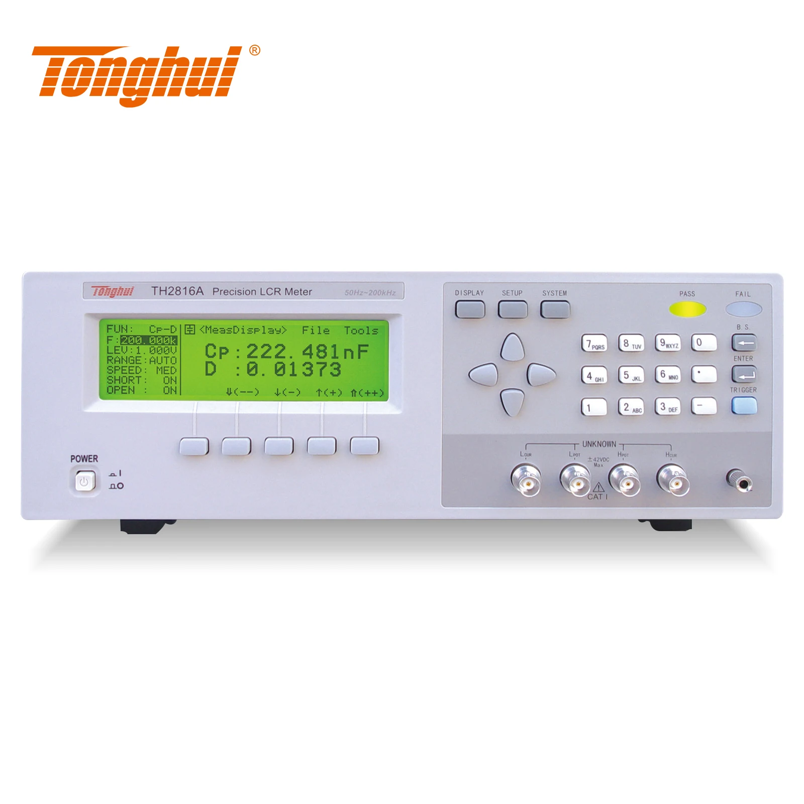 Tonghui TH2816A TH2816B TH2817A точный Измеритель LCR параметров компонентов тестер LCR измеритель
Tonghui TH2816A TH2816B TH2817A точный Измеритель LCR параметров компонентов тестер LCR измеритель