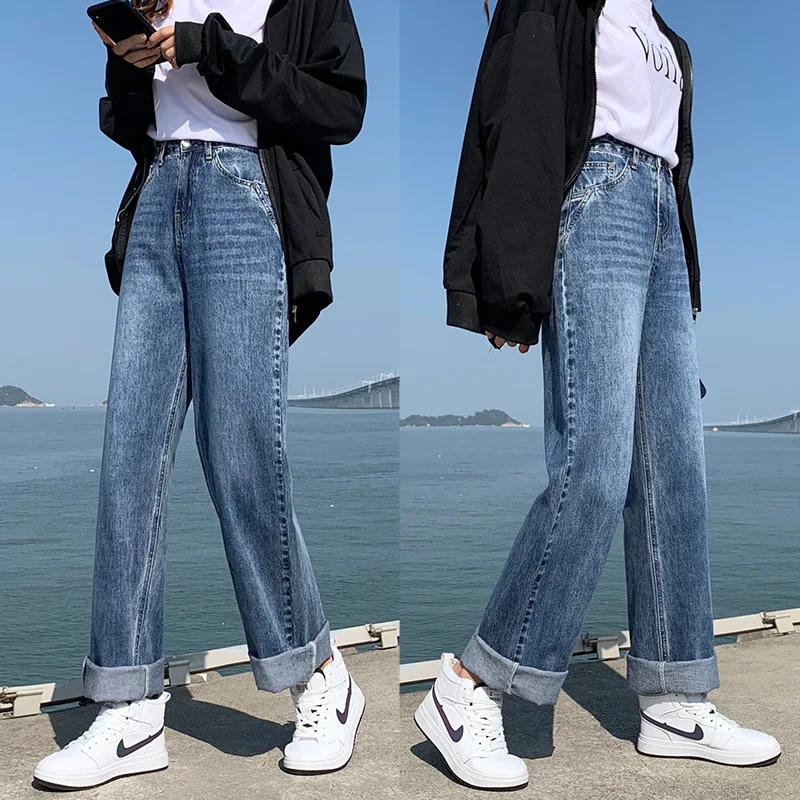 Размера плюс с джинсовыми брюками для женщин темперамент 2021 весенние и летние новые свободные прямые ноги брюки с высокой талией для женщин
Размера плюс с джинсовыми брюками для женщин темперамент 2021 весенние и летние новые свободные прямые ноги брюки с высокой талией для женщин