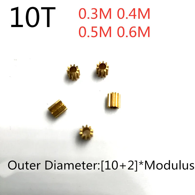 Металлическая Шестерня 102A 0 3 м 4 5 медная 10 T детали игрушечного безсердечного