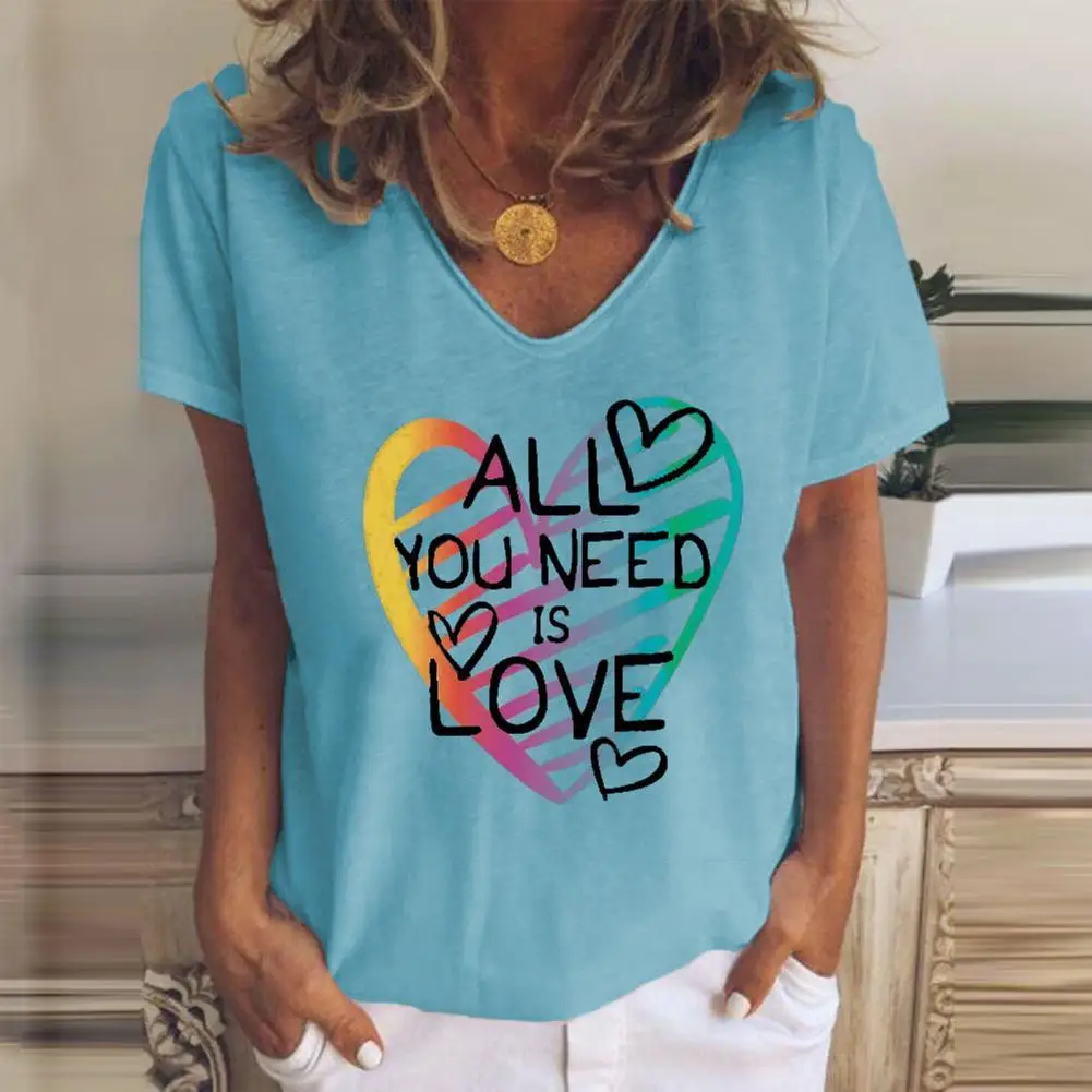 SANWOOD 2021 Summer Women Blouse Letter Heart-shaped Breathable Cotton Blend Short Sleeves Tops Casual Comfortable 3XL
SANWOOD 2021 Summer Women Blouse Letter Heart-shaped Breathable Cotton Blend Short Sleeves Tops Casual Comfortable 3XL