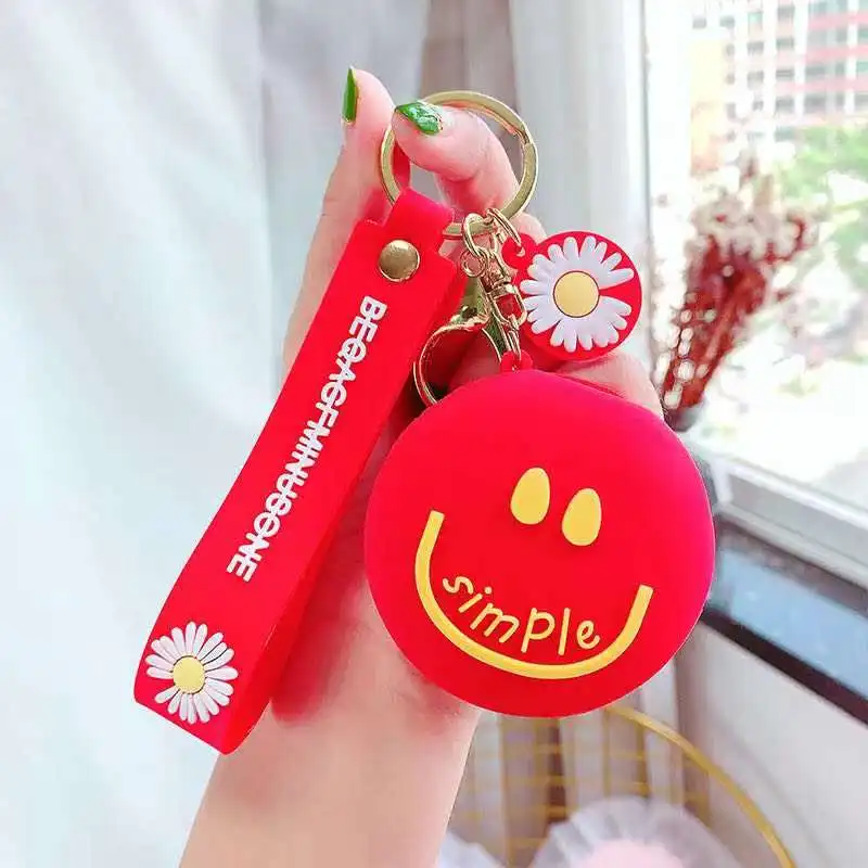 Creative cute cartoon folding makeup mirror car key chain men and women bag mirror pendant
Creative cute cartoon folding makeup mirror car key chain men and women bag mirror pendant