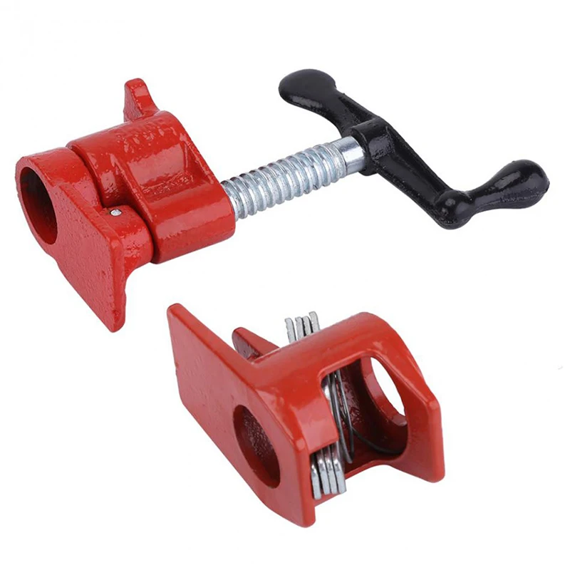 1/2" Cast Iron Heavy Wood Gluing Pipe Clamp Clip Fast Woodworking clamp Set Carpenter Tool
1/2" Cast Iron Heavy Wood Gluing Pipe Clamp Clip Fast Woodworking clamp Set Carpenter Tool