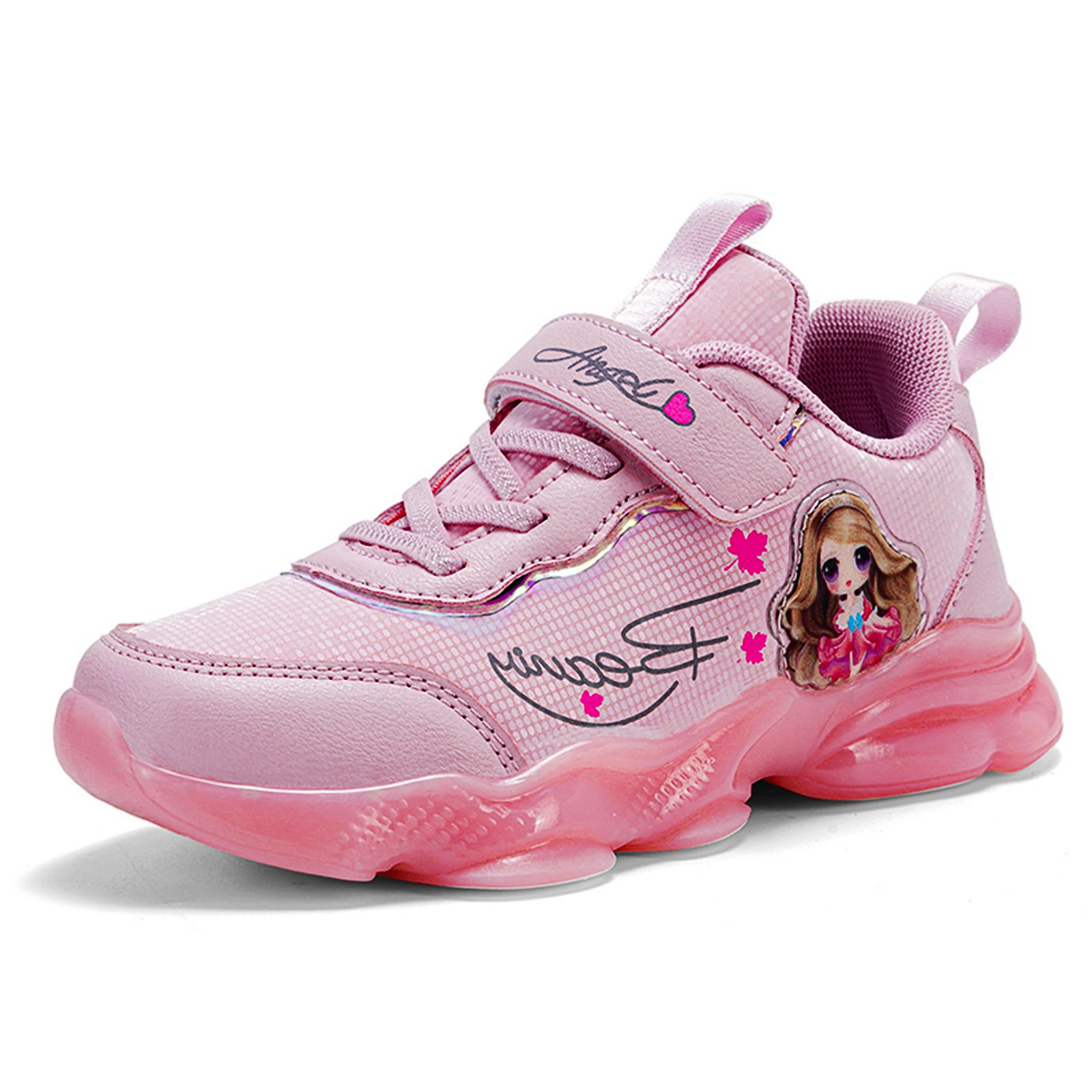 Girls Fashion Velcro Soft Sole Shoes Cute Sweet Sneakers Children's Party Princess Shoes Running Walking Shoes Fall Winter
Girls Fashion Velcro Soft Sole Shoes Cute Sweet Sneakers Children's Party Princess Shoes Running Walking Shoes Fall Winter