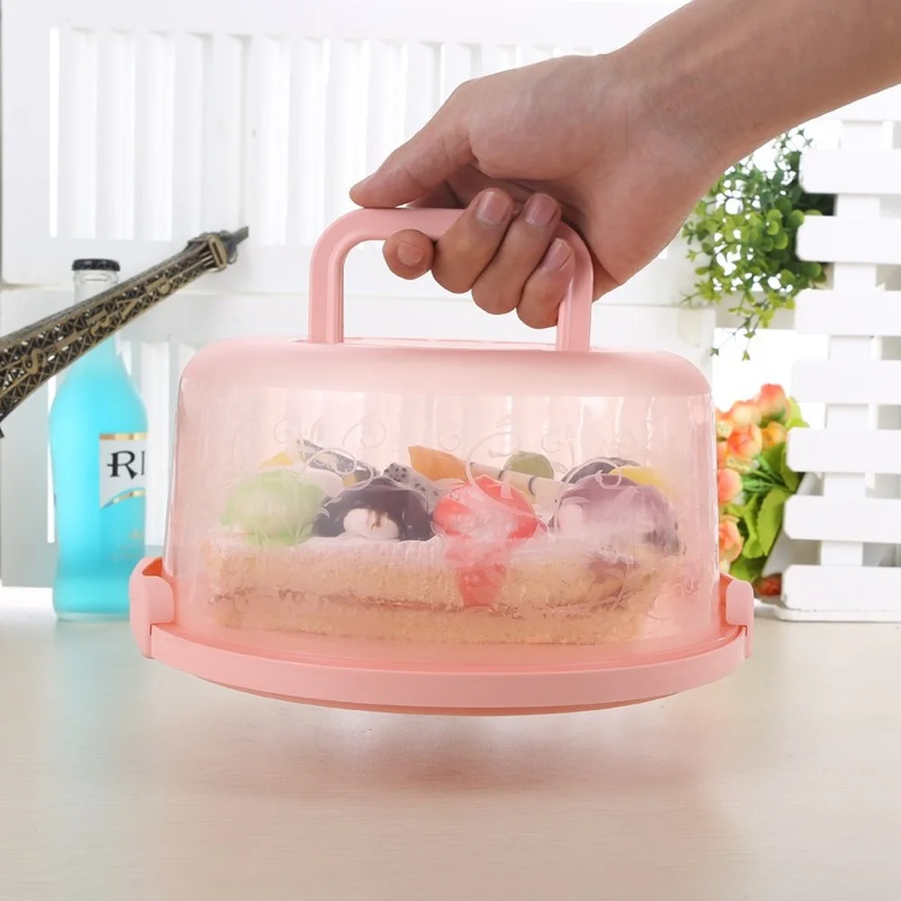 Portable Cake Storage Box Round Birthday Wedding Kitchen Baking Container Holder Cake Box Cupcake Dessert Fruit Storage Carrier
Portable Cake Storage Box Round Birthday Wedding Kitchen Baking Container Holder Cake Box Cupcake Dessert Fruit Storage Carrier