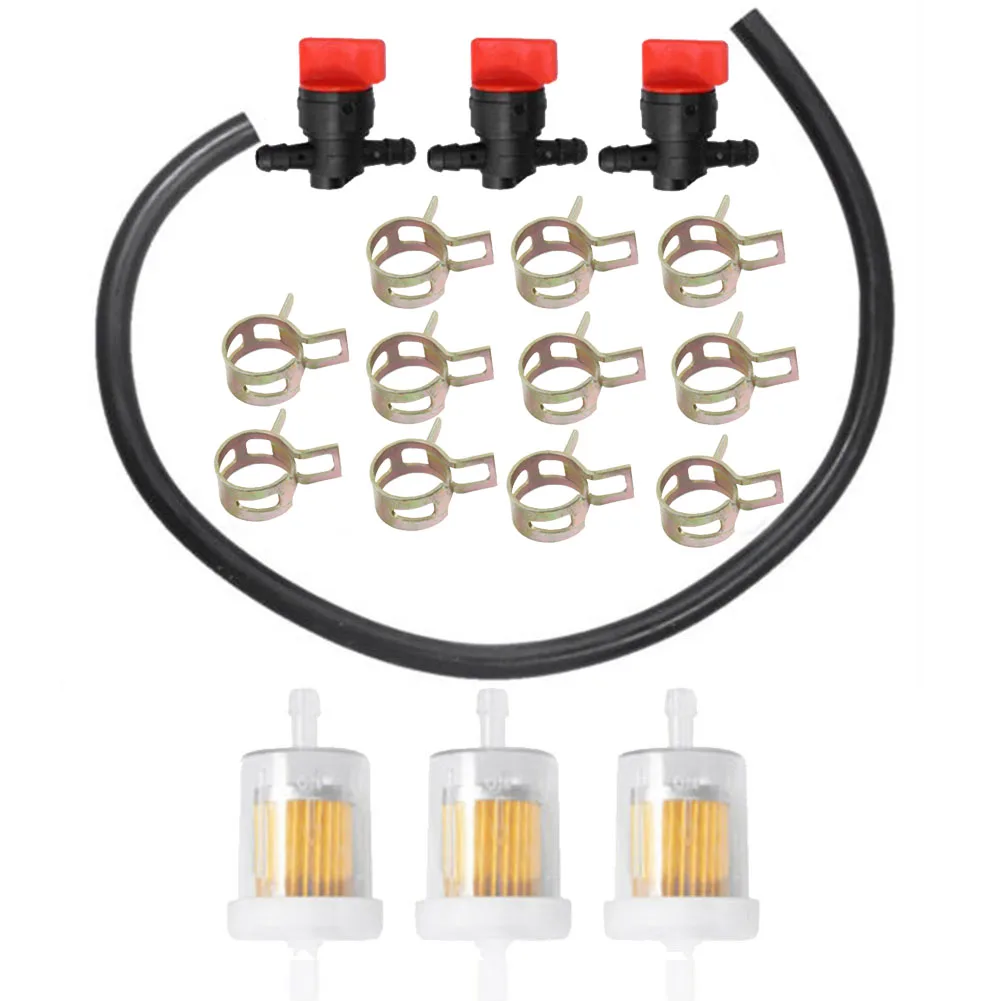 1/4inch Fuel Line Hose Fuel Shut Off Valve Filter Clamps Kit 493960 494768 698183 For Kawasaki 49019 For AM1008356
1/4inch Fuel Line Hose Fuel Shut Off Valve Filter Clamps Kit 493960 494768 698183 For Kawasaki 49019 For AM1008356