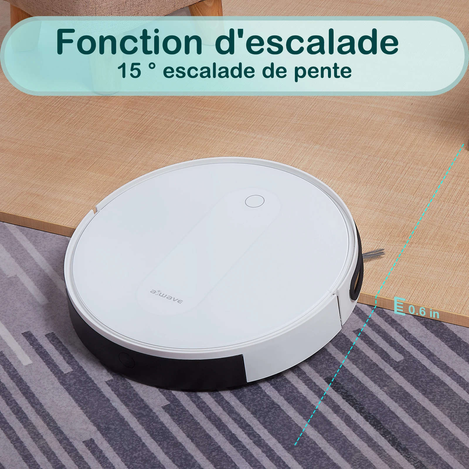ABS Automatic Robot Vacuum Cleaner S8 Ai-wave Vacuum Cleaner 2200mAh 1800Pa Smart Cleaning Scheduled Cleaning Electric Sweeper
ABS Automatic Robot Vacuum Cleaner S8 Ai-wave Vacuum Cleaner 2200mAh 1800Pa Smart Cleaning Scheduled Cleaning Electric Sweeper