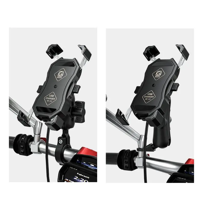 12V Waterproof Motorcycle QC3.0 USB Fast Charger Mount Stand Cellphone Holder W91F
12V Waterproof Motorcycle QC3.0 USB Fast Charger Mount Stand Cellphone Holder W91F