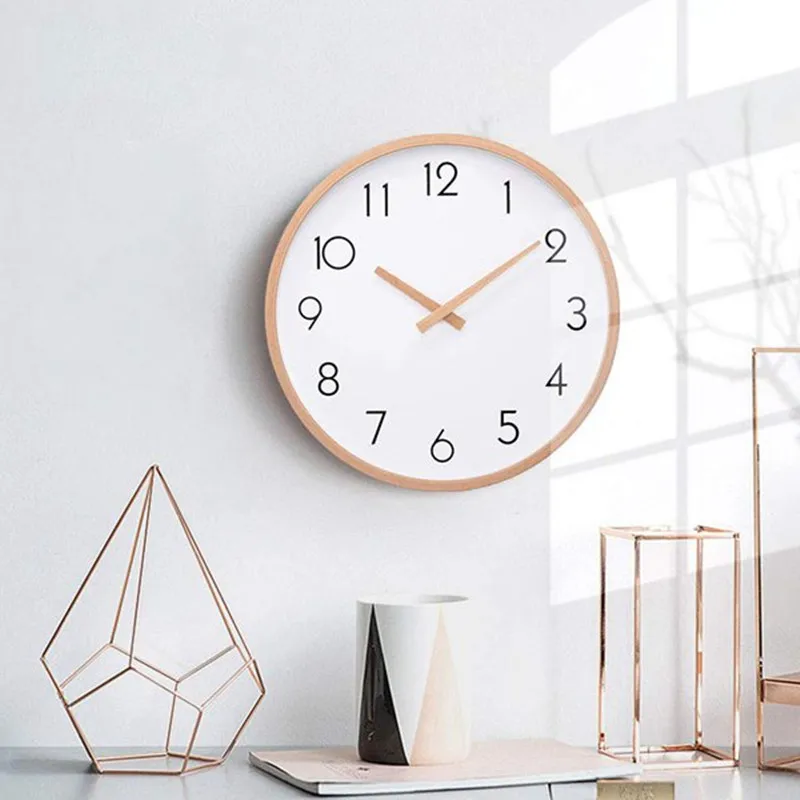 Plastic European Wall Clock Glass Craftsmanship Linden Wood Pointer Wall Clock Minimalist Wooden Material Reloj De Pared Clocks
Plastic European Wall Clock Glass Craftsmanship Linden Wood Pointer Wall Clock Minimalist Wooden Material Reloj De Pared Clocks