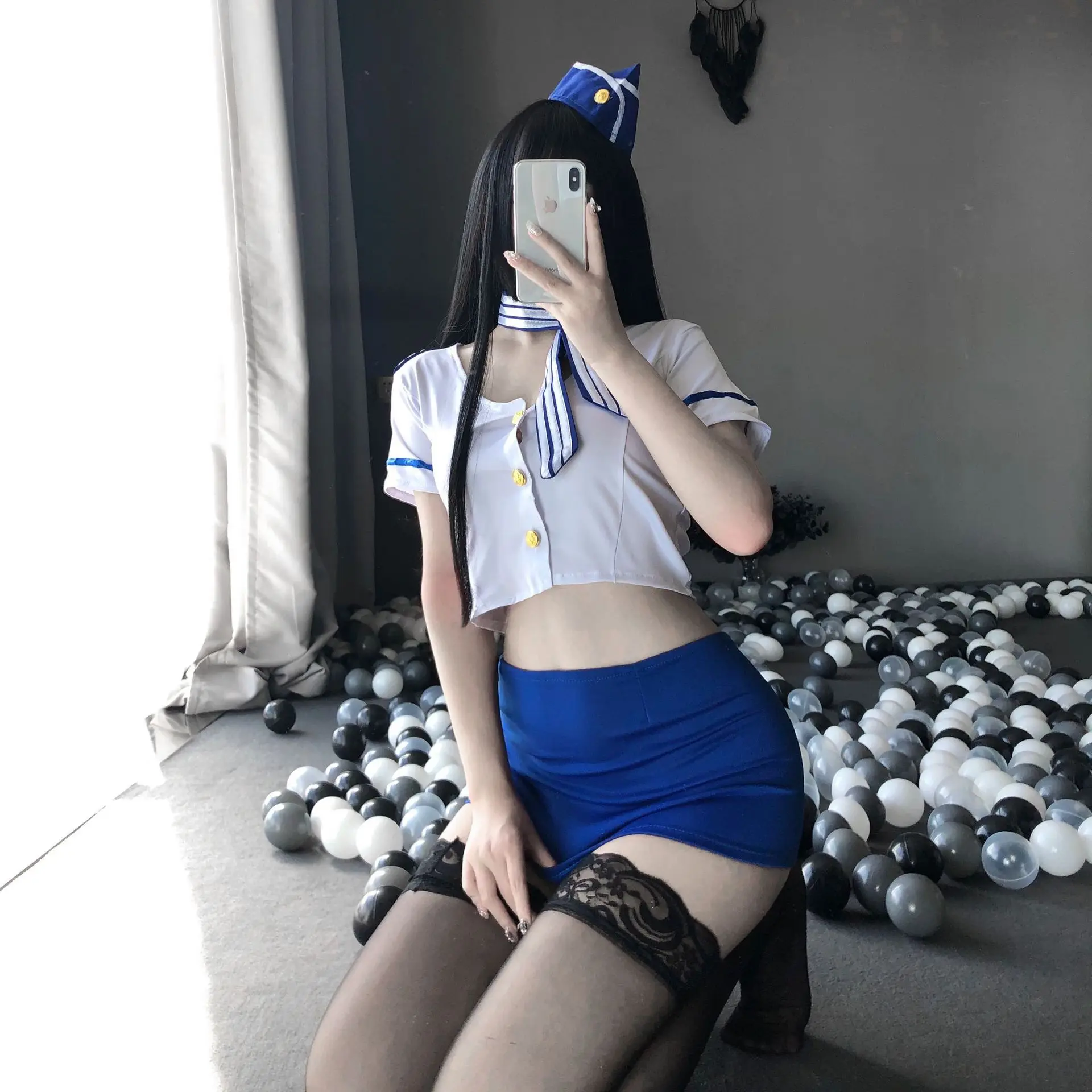 Women Sexy Cosplay Costumes Stewardess Air Hostess Uniform Role Play Clothes Crop Top + Slim Short Skirt Uniform Temptation Suit
Women Sexy Cosplay Costumes Stewardess Air Hostess Uniform Role Play Clothes Crop Top + Slim Short Skirt Uniform Temptation Suit