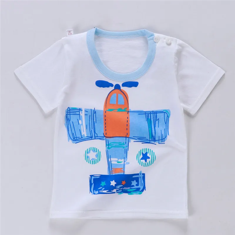 Комплекты одежды для новорожденных летние футболки с коротким рукавом и принтом