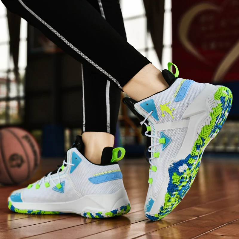 Men Breathable Basketball Shoes Man's Shockproof High Top Sneakers Cushioning Sport Shoes Outdoor Training Ankle Boots
Men Breathable Basketball Shoes Man's Shockproof High Top Sneakers Cushioning Sport Shoes Outdoor Training Ankle Boots