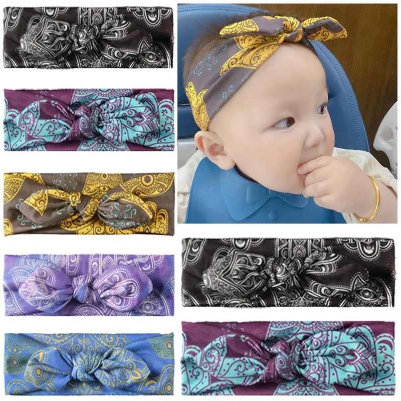 Newborn Headband Baby Accessories Printed Rabbit Ears Children Headband Baby Bow Hairband Headwear Children's turban 
Newborn Headband Baby Accessories Printed Rabbit Ears Children Headband Baby Bow Hairband Headwear Children's turban
