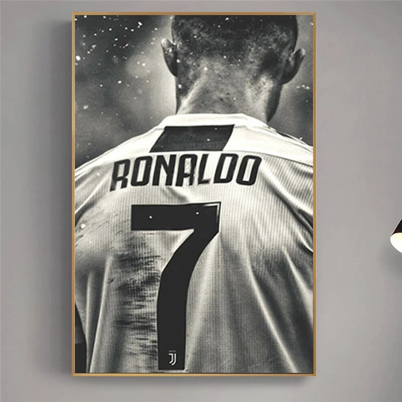 Modern Football Sport Star Cristiano Ronaldo Retro Poster and Print Sport Canvas Painting Room Wall Art Picture Home Decor
Modern Football Sport Star Cristiano Ronaldo Retro Poster and Print Sport Canvas Painting Room Wall Art Picture Home Decor