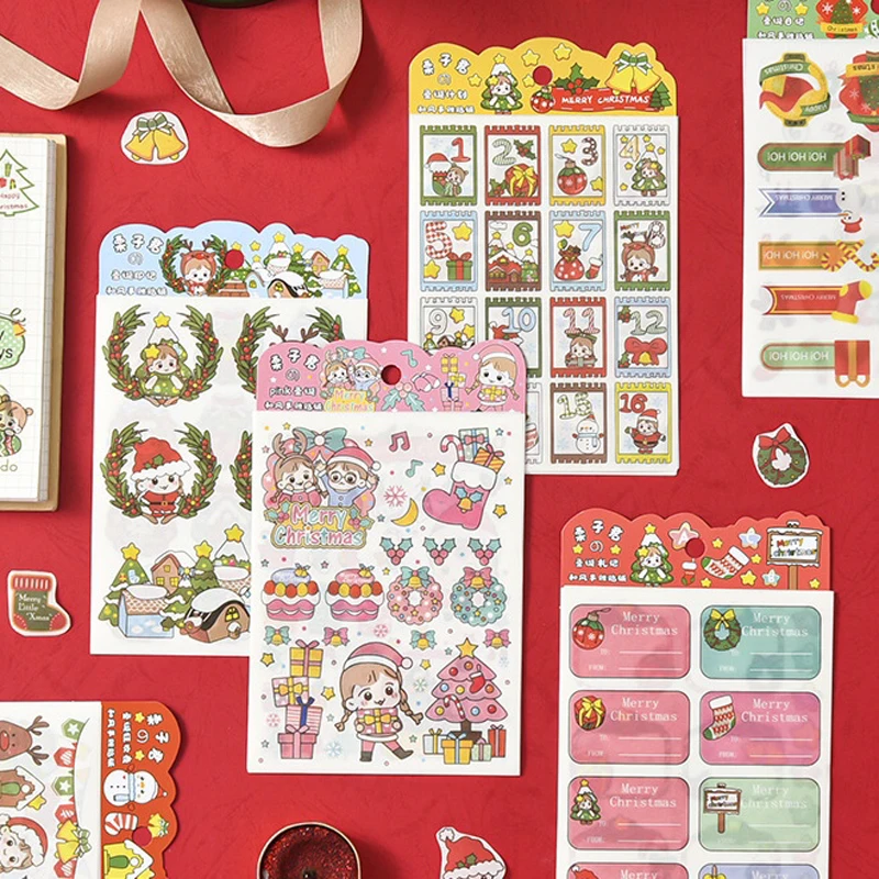 1 Pack ( 4 sheets) Christmas Snowman DIY Diary Sticker Stick Label Notebook Album Decor
1 Pack ( 4 sheets) Christmas Snowman DIY Diary Sticker Stick Label Notebook Album Decor