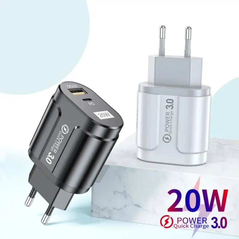 PD 20W Quick Charge QC3.0 QC USB Type C Fast Charging Charger For IPhone 12 Pro Samsung Xiaomi Wall Mobile Phone Charger
PD 20W Quick Charge QC3.0 QC USB Type C Fast Charging Charger For IPhone 12 Pro Samsung Xiaomi Wall Mobile Phone Charger