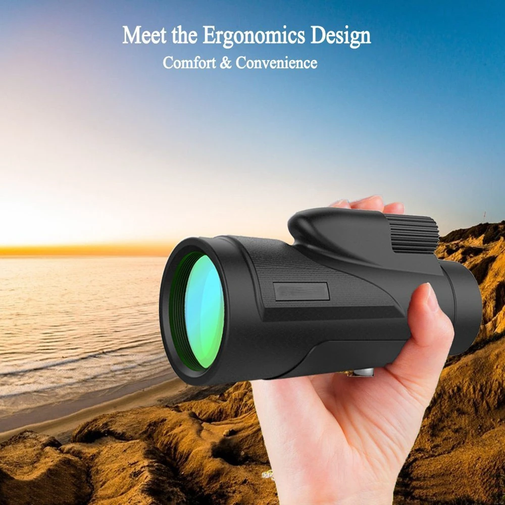 12X50 HD Monocular Telescope BAK4 Phone Camera Tripod Telescope Phone Clip Light Night Vision For Outdoor Camping Binoculars
12X50 HD Monocular Telescope BAK4 Phone Camera Tripod Telescope Phone Clip Light Night Vision For Outdoor Camping Binoculars