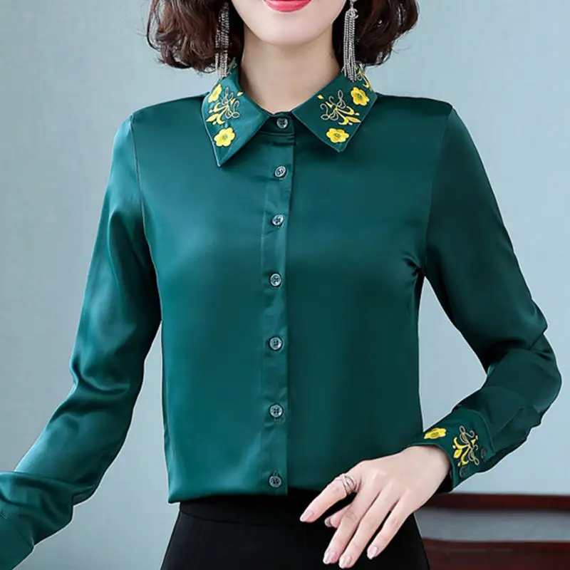Chiffon Blouse Women Elegant Casual Embroidered Long Sleeve Office Ladies Tops Streetwear Plus Size Shirts Blusas Female Q3621
Chiffon Blouse Women Elegant Casual Embroidered Long Sleeve Office Ladies Tops Streetwear Plus Size Shirts Blusas Female Q3621