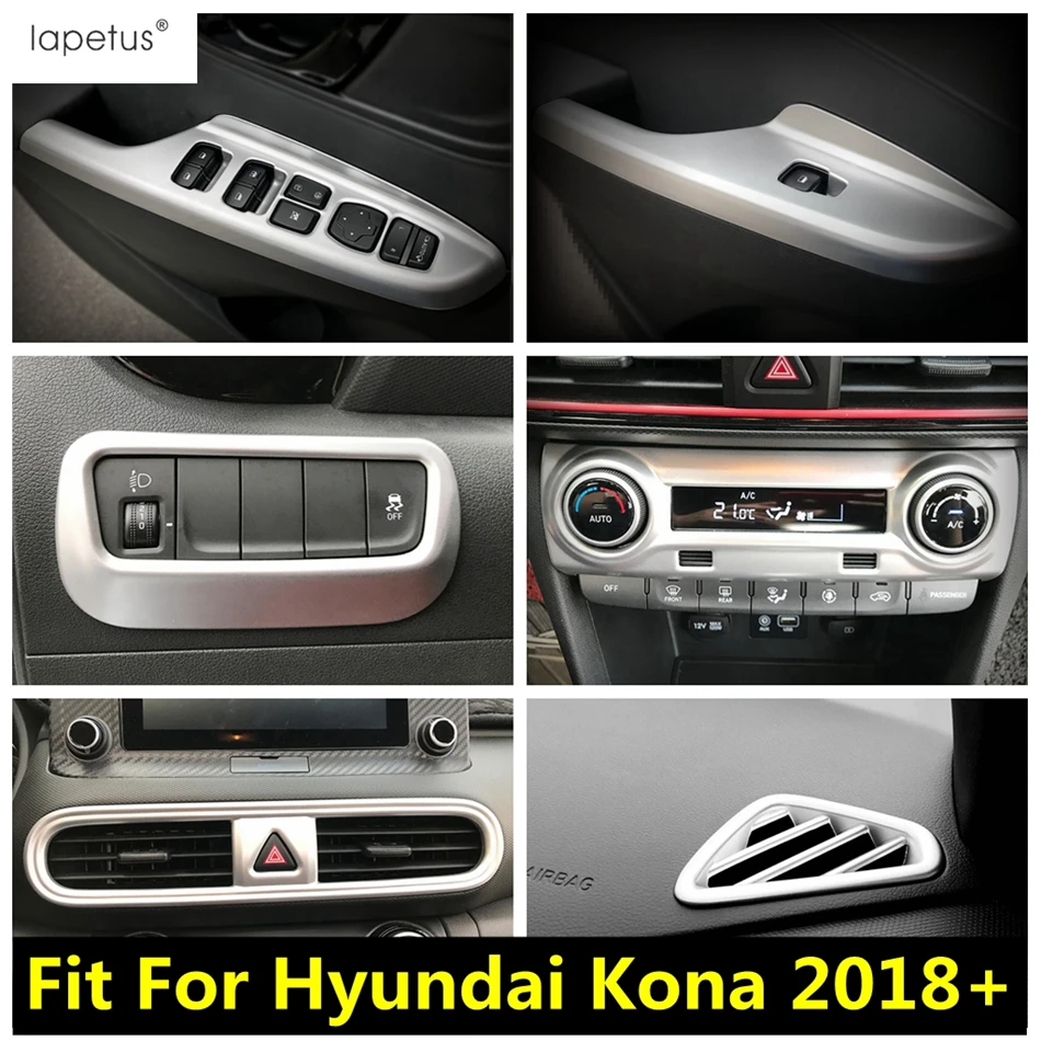 Matte ABS Accessories Interior For Hyundai Kona 2018 - 2022 Central Air Conditioning AC / Armrest Window Lift Button Cover Trim
Matte ABS Accessories Interior For Hyundai Kona 2018 - 2022 Central Air Conditioning AC / Armrest Window Lift Button Cover Trim