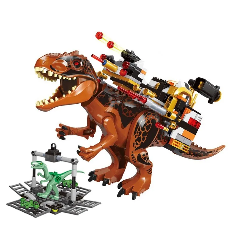 Jurassic Armed Tyrannosaurus Raptor Dinosaur Capture World Park Model Building Blocks City Figures Bricks Children Toys Gift
Jurassic Armed Tyrannosaurus Raptor Dinosaur Capture World Park Model Building Blocks City Figures Bricks Children Toys Gift