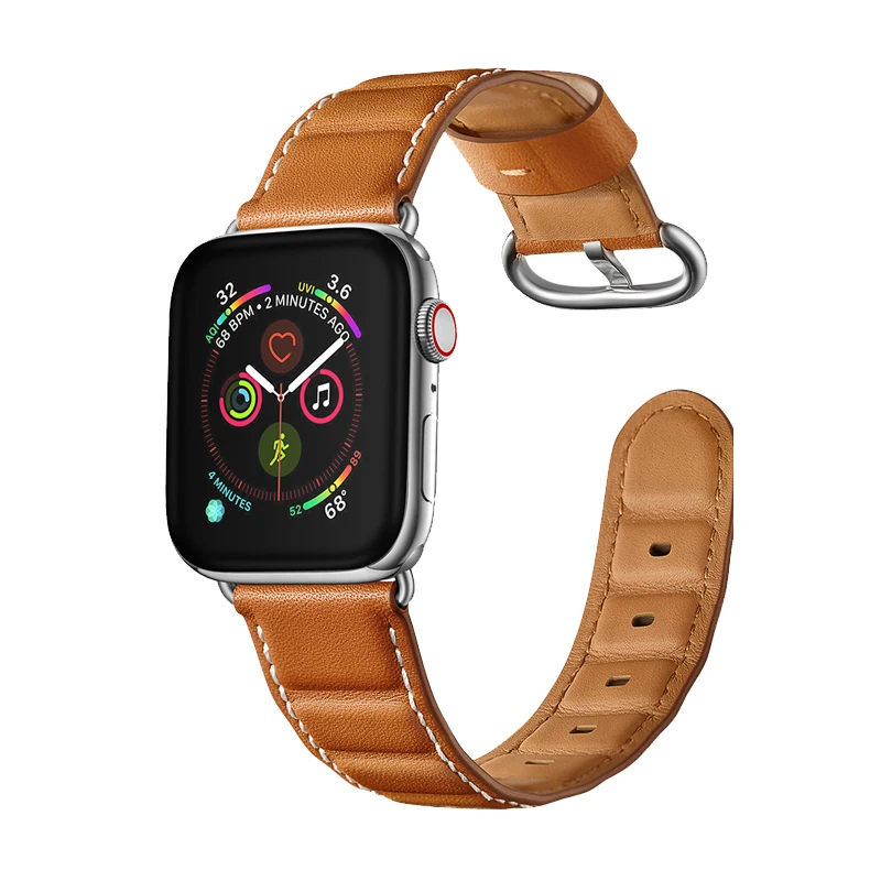 Ремешок из натуральной кожи для часов apple watch ремешок iwatch 5/3/2/44/40 мм 4 5 42 38