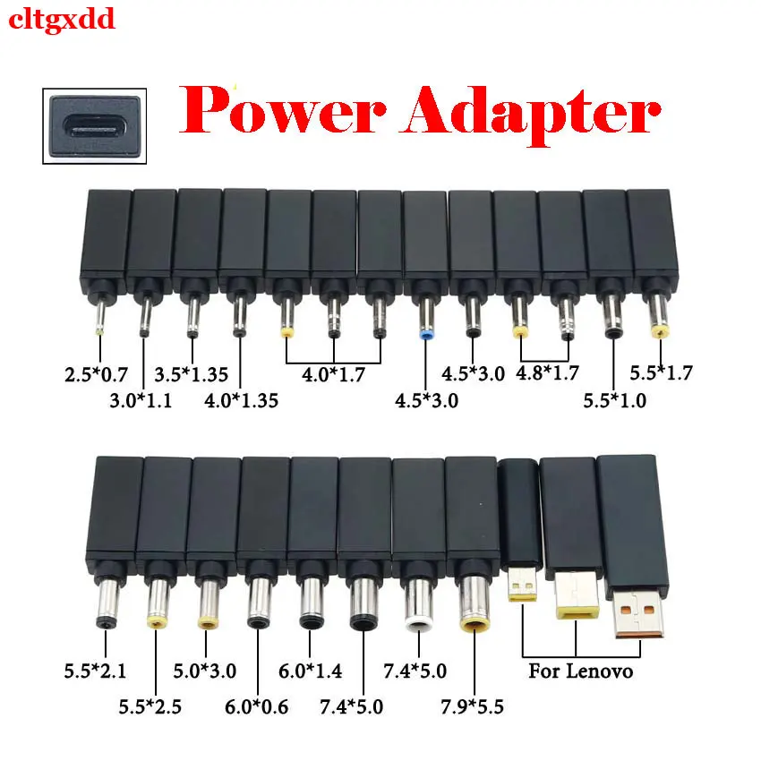 1PCS Power Adapter USB DC Plug Type C Female to Universal Jack Converter FOR Lenovo ASUS Dell HP Notebook Charger
1PCS Power Adapter USB DC Plug Type C Female to Universal Jack Converter FOR Lenovo ASUS Dell HP Notebook Charger