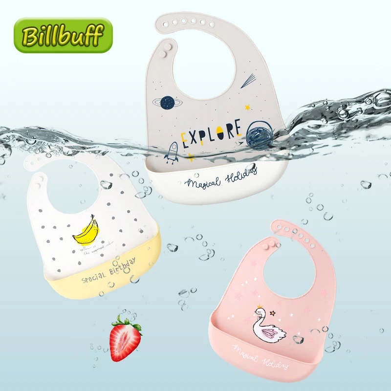 New Baby Bibs Waterproof Silicone Feeding Saliva Towel Newborn Cartoon Aprons Toddle Boys Girls Adjustable Different Style Gift
New Baby Bibs Waterproof Silicone Feeding Saliva Towel Newborn Cartoon Aprons Toddle Boys Girls Adjustable Different Style Gift