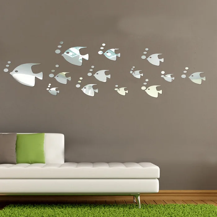 New Removable Sea Fish Bubble Wall Sticker 3D Mirror Stickers Mural DIY Decal Home Decor Mirrored Furniture Wall Decoration 
New Removable Sea Fish Bubble Wall Sticker 3D Mirror Stickers Mural DIY Decal Home Decor Mirrored Furniture Wall Decoration