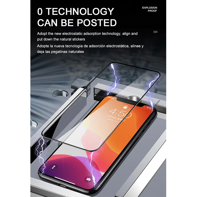 9D New Technology Tempered Glass On For iPhone 12 11 XS MAX X XR Screen Protector For iPhone 11 12 Full Cover Protective Glass 
9D New Technology Tempered Glass On For iPhone 12 11 XS MAX X XR Screen Protector For iPhone 11 12 Full Cover Protective Glass