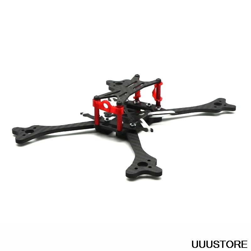 HSKRC LX215 215mm Wheelbase 4mm Arm Carbon Fiber RC Drone FPV Racing Frame Kit 97g
HSKRC LX215 215mm Wheelbase 4mm Arm Carbon Fiber RC Drone FPV Racing Frame Kit 97g