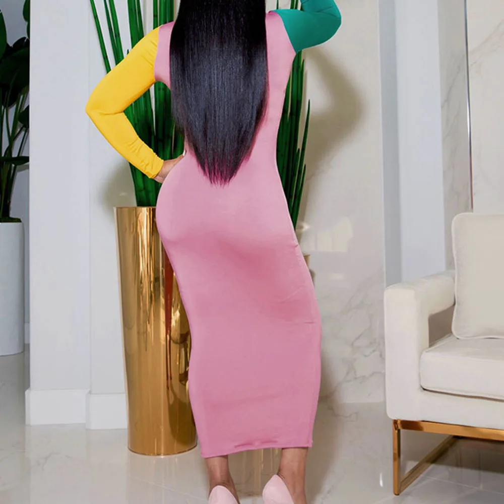 2021 Summer New Western Style Women's Long One-step Skirt Dress Thin Casual Color Contrast Splicing Half High Collar Long Sleeve
2021 Summer New Western Style Women's Long One-step Skirt Dress Thin Casual Color Contrast Splicing Half High Collar Long Sleeve