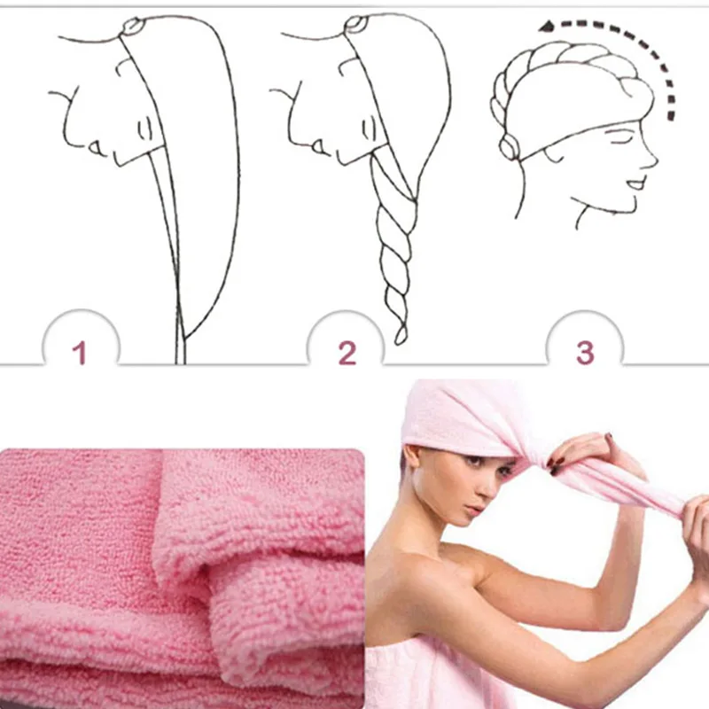 Women Hair Drying Hat Makeup Ponytail Holder Lady Water Absorbent Microfiber Towel Bath Cap xqmg Shower Caps Bathroom Products
Women Hair Drying Hat Makeup Ponytail Holder Lady Water Absorbent Microfiber Towel Bath Cap xqmg Shower Caps Bathroom Products