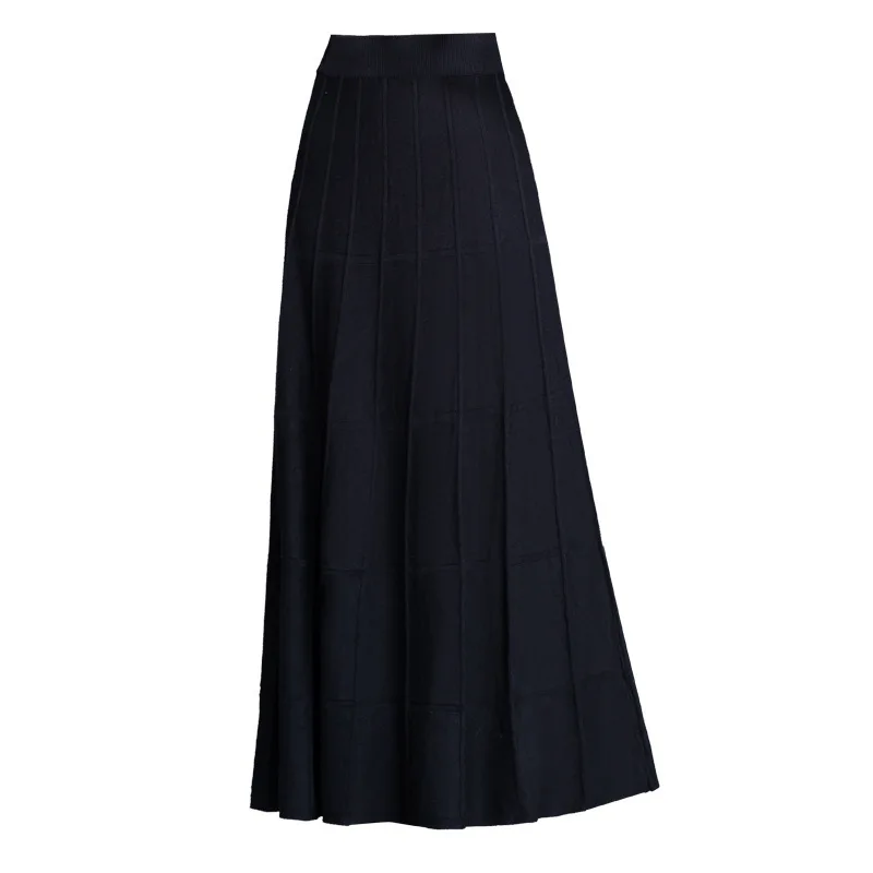 Autumn & Winter New Elastic High Waist Slim Simple Black Stretch All-match Casual Women A-line Knitted Long Skirt Free Shipping
Autumn & Winter New Elastic High Waist Slim Simple Black Stretch All-match Casual Women A-line Knitted Long Skirt Free Shipping