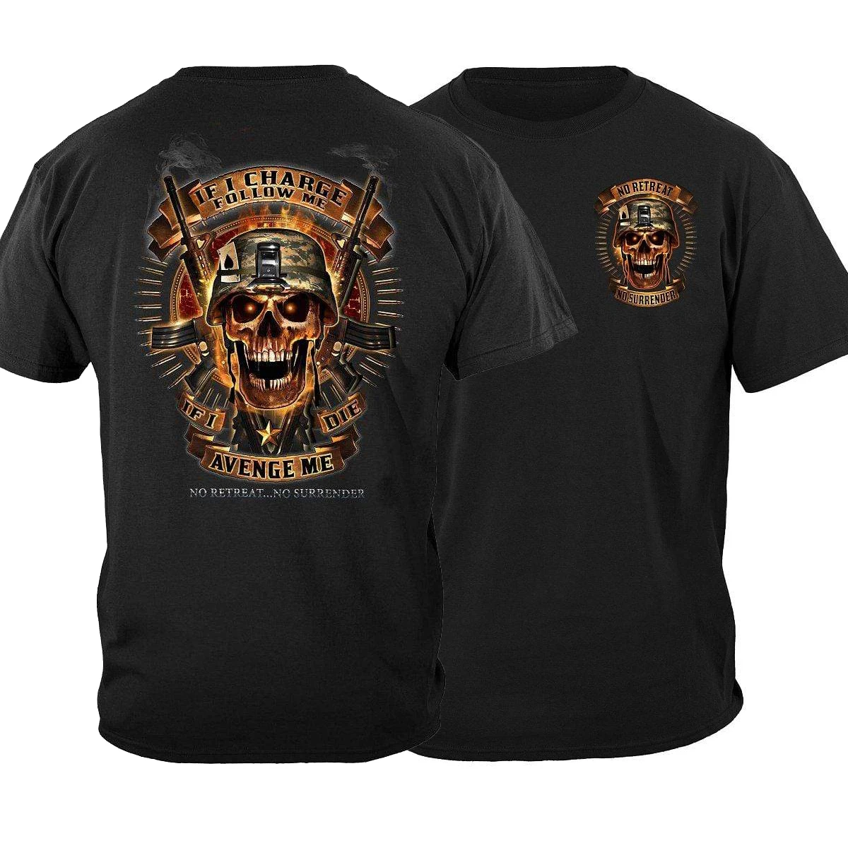 If I Die Avenge Me, No Retreat. Skull of Doom Warriors Slogan T-Shirt. Summer Cotton O-Neck Short Sleeve Mens T Shirt New S-3XL
If I Die Avenge Me, No Retreat. Skull of Doom Warriors Slogan T-Shirt. Summer Cotton O-Neck Short Sleeve Mens T Shirt New S-3XL