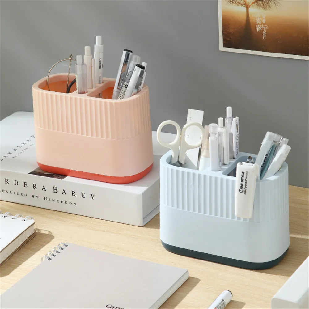 Large Capacity Desk Pen Holder Pencil Storage Box School Office Stationery Cosmetics Brush Stand Case Container Organizers
Large Capacity Desk Pen Holder Pencil Storage Box School Office Stationery Cosmetics Brush Stand Case Container Organizers