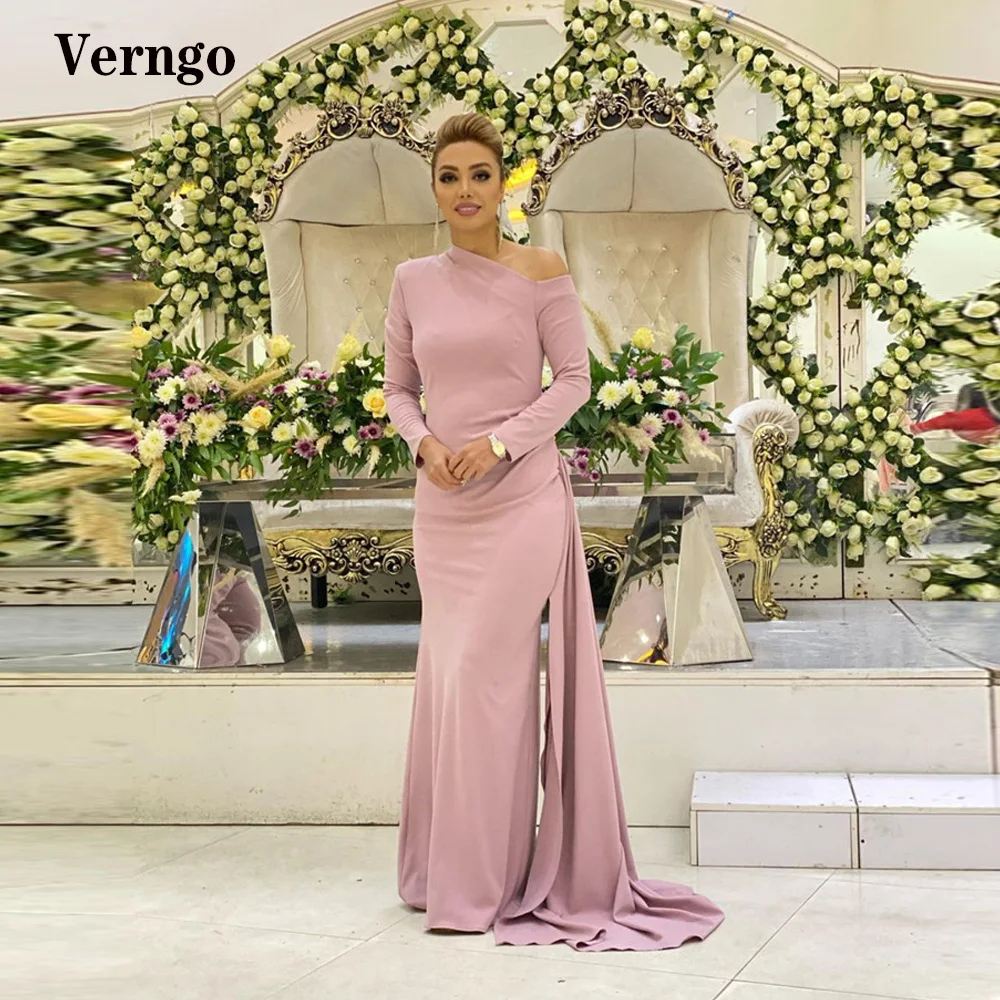 Женское атласное вечернее платье-Русалка Verngo, пыльное розовое короткое платье с длинным рукавом, простое официальное платье для выпускного вечера, платье для вечеринки в пол
Женское атласное вечернее платье-Русалка Verngo, пыльное розовое короткое платье с длинным рукавом, простое официальное платье для выпускного вечера, платье для вечеринки в пол