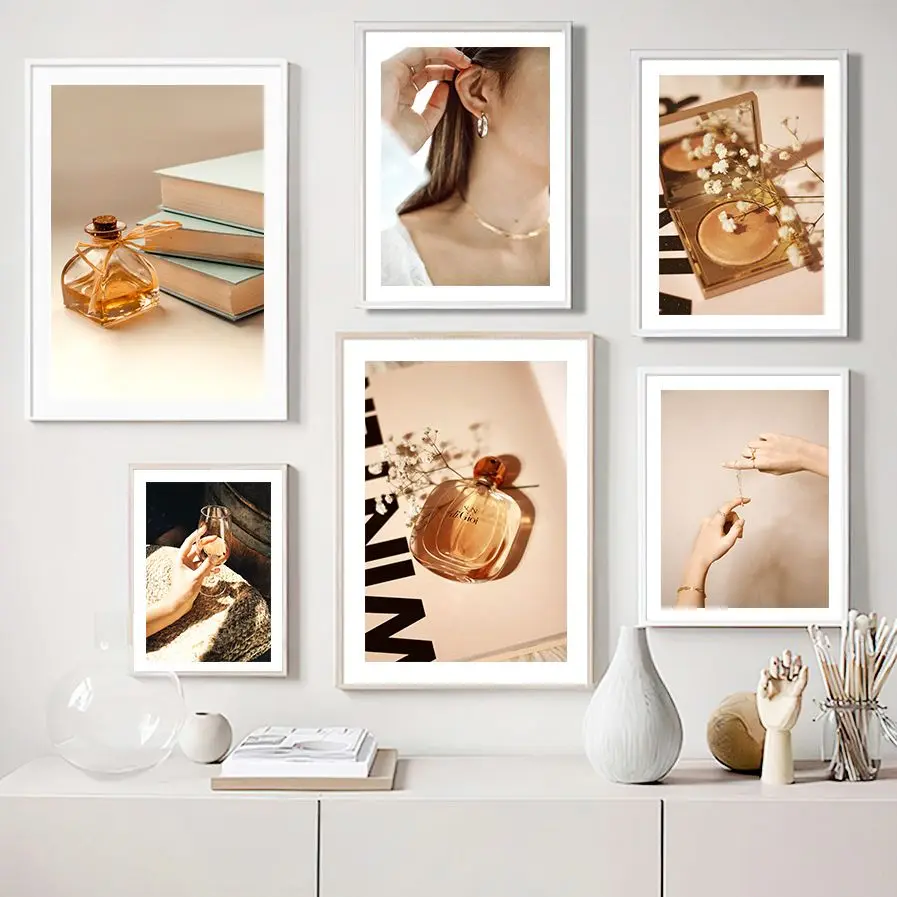 Fashion Girl Earrings Book Perfume Blush Wall Art Canvas Painting Nordic Posters And Prints Wall Pictures For Living Room Decor
Fashion Girl Earrings Book Perfume Blush Wall Art Canvas Painting Nordic Posters And Prints Wall Pictures For Living Room Decor