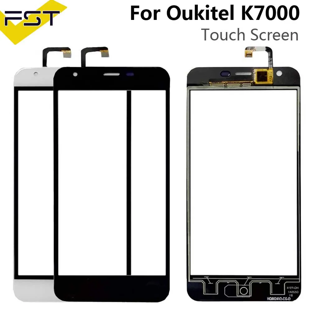Black Touchscreen For Oukitel K7000 Touch Screen Digitizer Panel Glass Sensor Phone Repair +Free Tools | Мобильные телефоны и