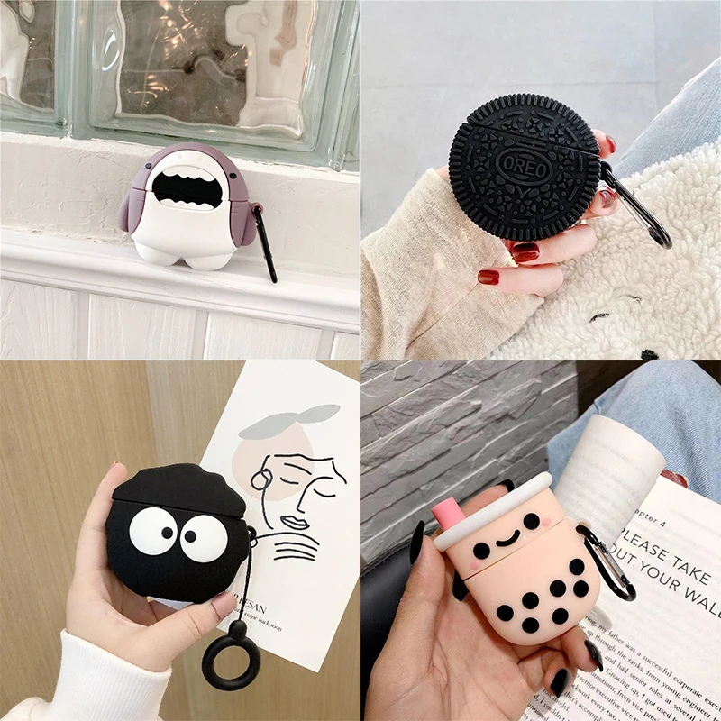 Чехол для наушников Apple airpods 1, 2 Pro, 3, с забавными 3D изображениями акулы, печенья, чая с молоком, наушников, Чехол для беспроводной гарнитуры в п...
Чехол для наушников Apple airpods 1, 2 Pro, 3, с забавными 3D изображениями акулы, печенья, чая с молоком, наушников, Чехол для беспроводной гарнитуры в п...