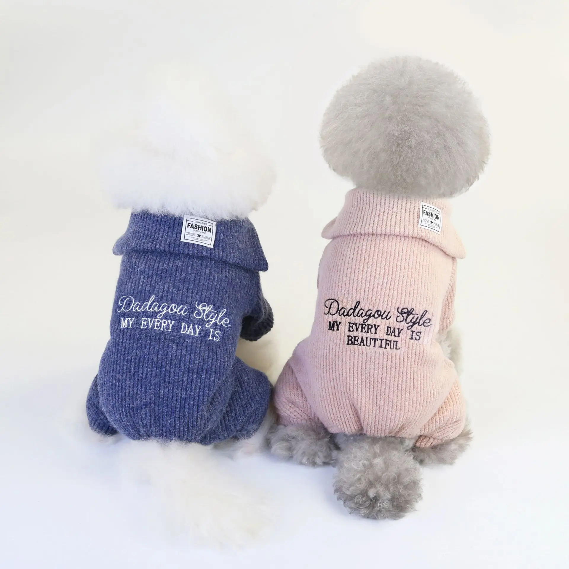 Pet Dog Clothes Simple Wool Four-legged Small Medium-sized Pet Clothes for Autumn Winter Plus Velvet Thick Four-legged clothing
Pet Dog Clothes Simple Wool Four-legged Small Medium-sized Pet Clothes for Autumn Winter Plus Velvet Thick Four-legged clothing
