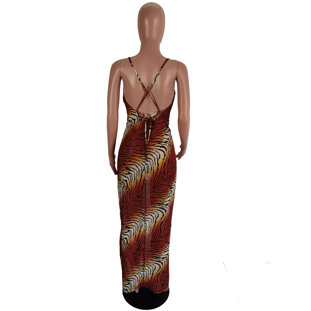 Women's Casual Dress Sleeveless Sexy Leopard Striped Tie-Dye Sundress Beach Bohemian Tight Long Dress
Women's Casual Dress Sleeveless Sexy Leopard Striped Tie-Dye Sundress Beach Bohemian Tight Long Dress