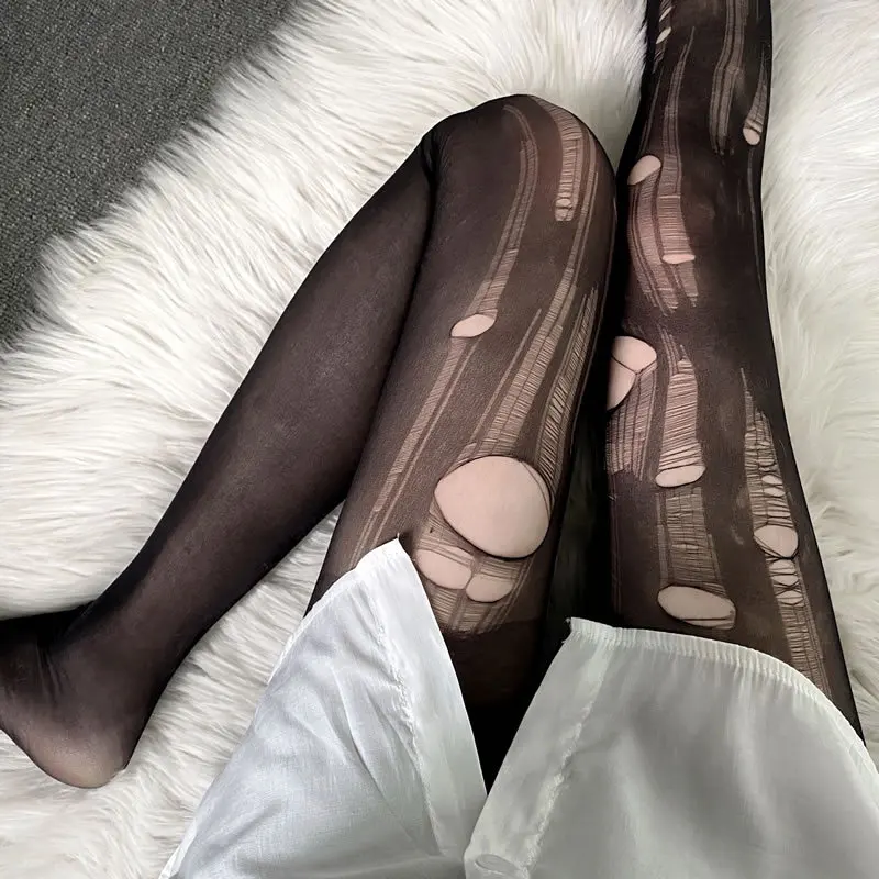Disposable Socks Sexy Shredded Stockings Black Silk Thin Ripped Pantyhose Lure Stockings
Disposable Socks Sexy Shredded Stockings Black Silk Thin Ripped Pantyhose Lure Stockings