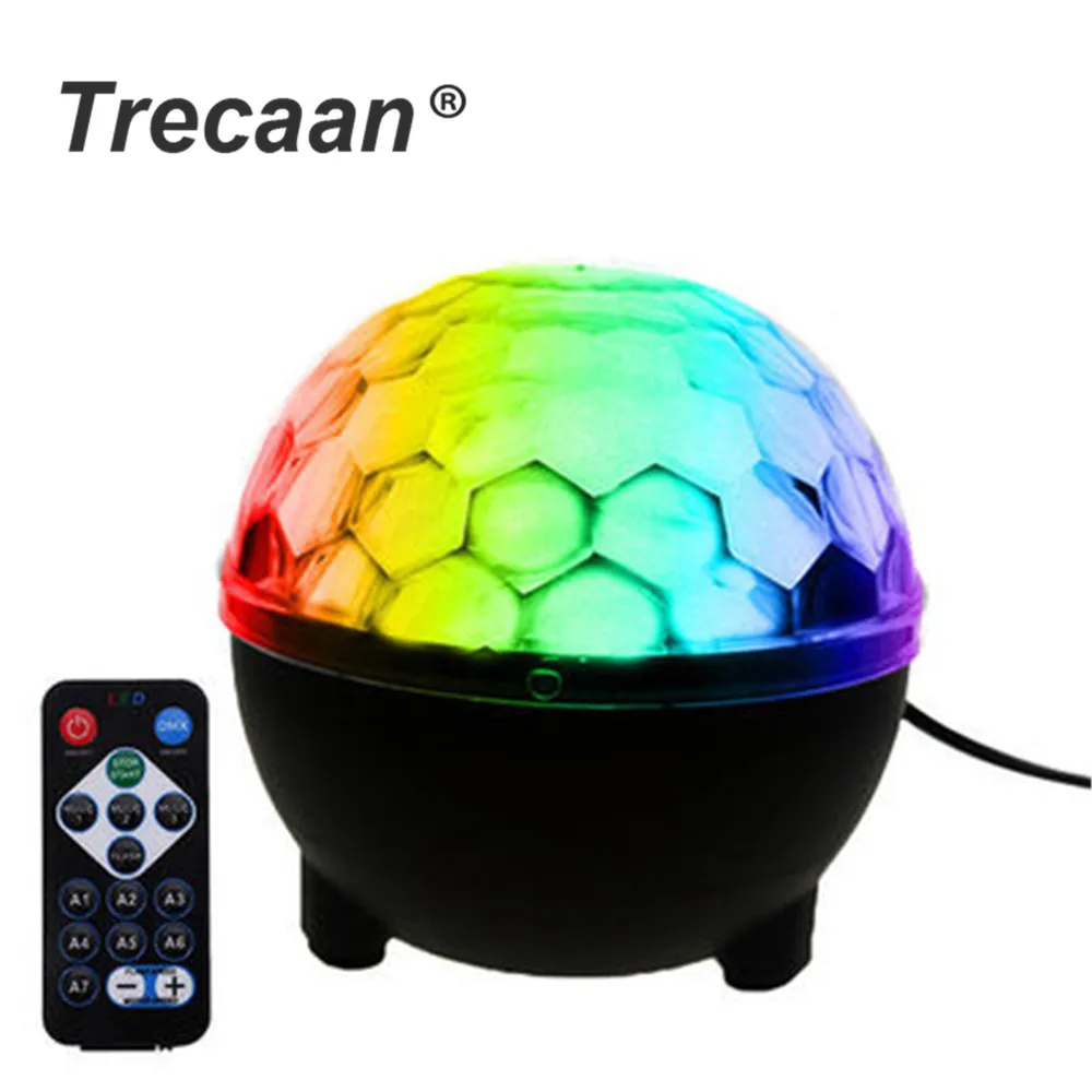 

Sound Activated Rotating Disco Ball Party Lights Strobe Light 6W 6 Color LED Stage Lights For Christmas Home KTV Xmas Wedding