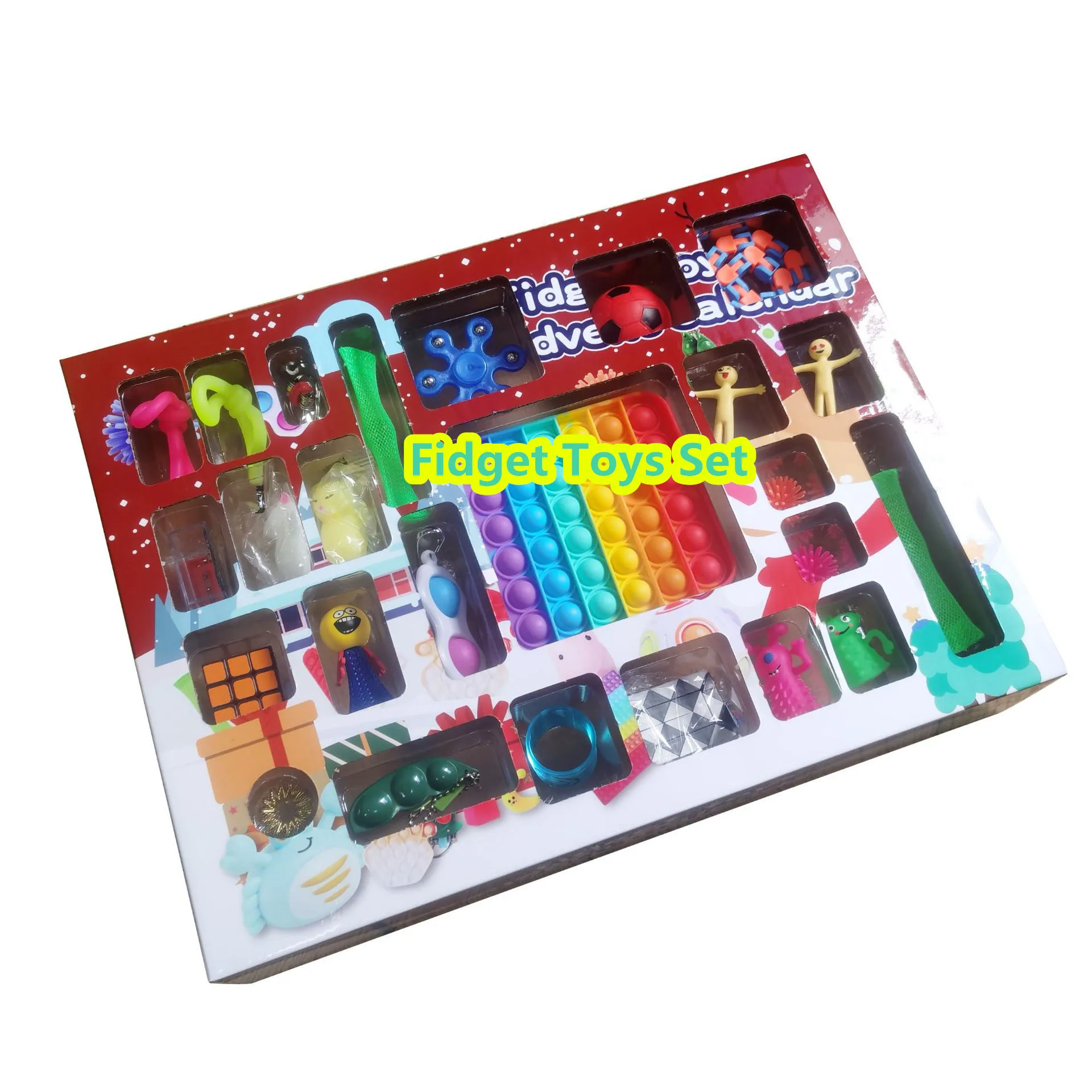 Fidget Toys 24 Christmas Advent Calendar Christmas Blind Box Surprise Anti Stress Relief Toys Sets Squishy Kids Christmas Gift
Fidget Toys 24 Christmas Advent Calendar Christmas Blind Box Surprise Anti Stress Relief Toys Sets Squishy Kids Christmas Gift