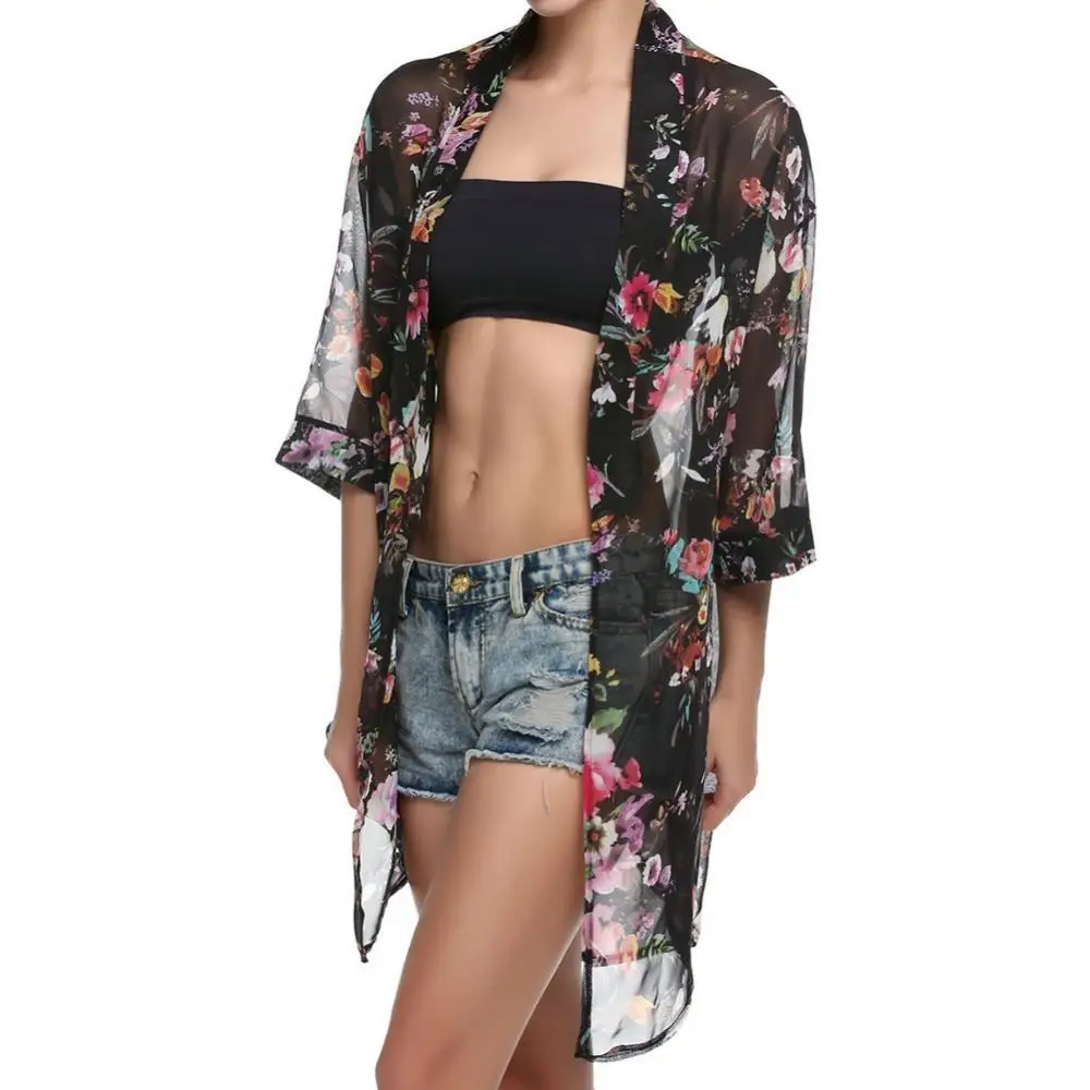 Женское кимоно, длинная свободная блузка с цветочным принтом, верхняя накидка, размера плюс
Женское кимоно, длинная свободная блузка с цветочным принтом, верхняя накидка, размера плюс